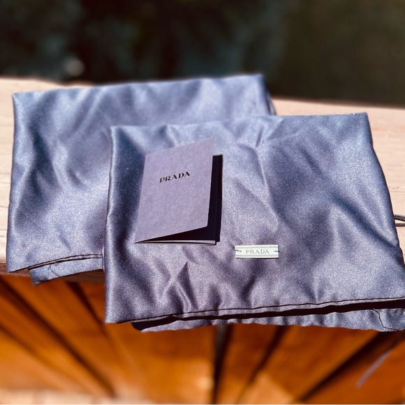 Prada black brushed suede with box & dust covers - Picture 7 of 7